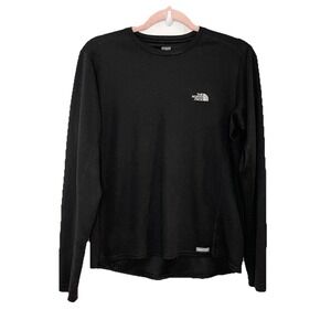 The North Face Shirt Womens Large Black Flight Series Long Sleeve Crew Running